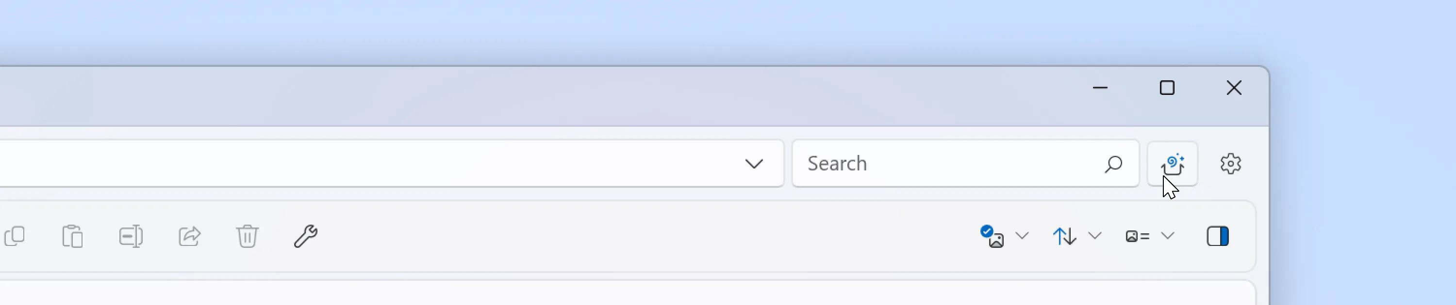 What's New toolbar button