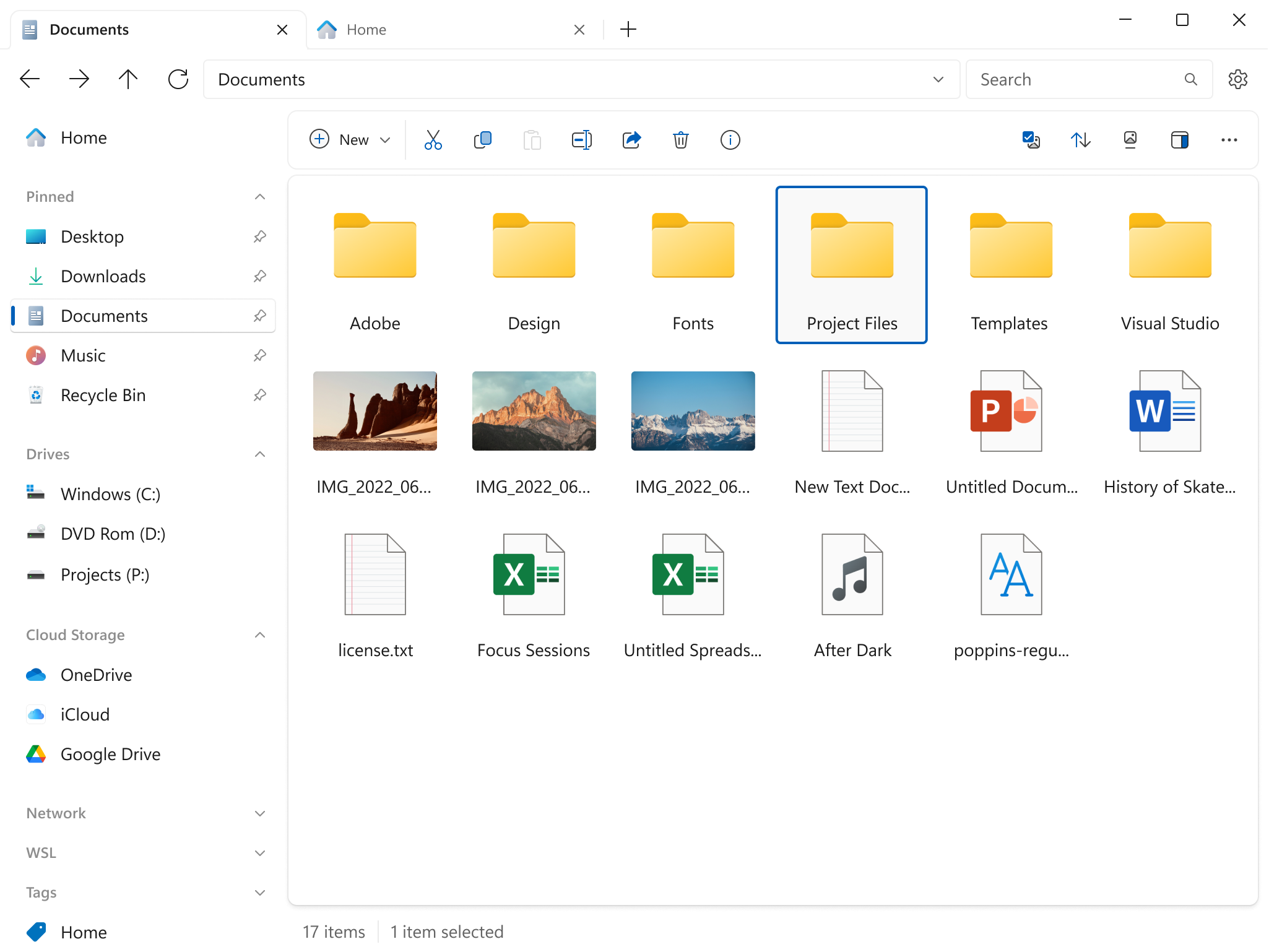 Windows files deals and folders